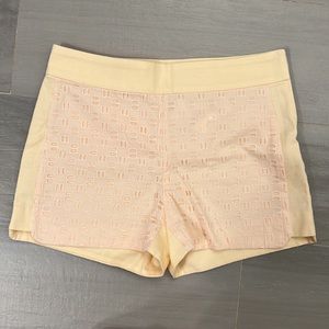 J.Crew eyelet and basket weave shorts size 2